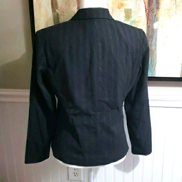 VAN HEUSEN Pin Stripe Blazer Black Size M - Picture 2 of 8
